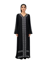 Abaya 2026 Nouvelle Collection Vente en Gros Dubaï Luxe Personnalisé pour Enfants Femmes Musulmanes Décontracté Polyester Été Automne Printemps