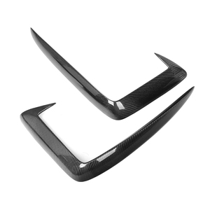 Difusor de parachoques trasero de fibra de carbono real, alerón para Audi A4 B10 Sline Sports <span class=keywords><strong>4</strong></span> puertas 2021 + divisores delanteros traseros - Product Image 4