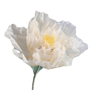 <span class=keywords><strong>Corn</strong></span> Decor Requisiten Hoch Papier Mohn Organza Blume Große Hochzeit Automatische Stand Riesen blume Für Fenster Display Dekor - Product Image 3