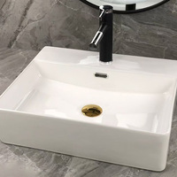 Lavabo artistique pour salle de bain domestique, meilleur prix
