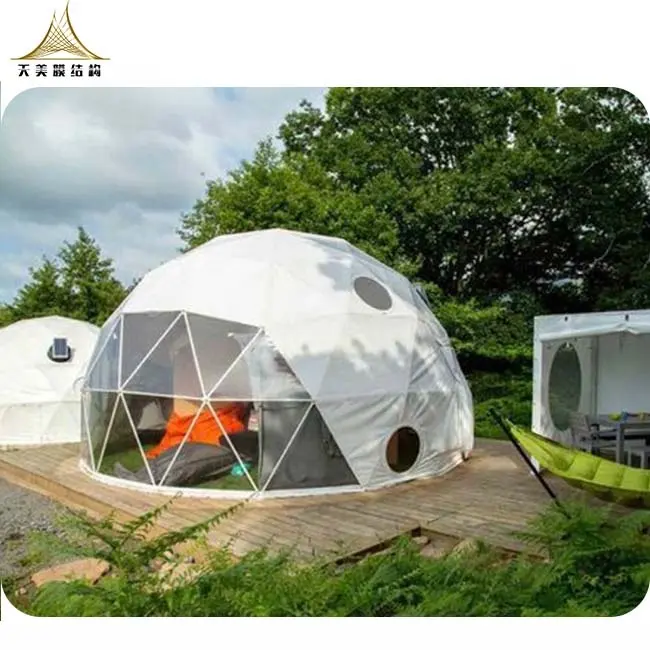 Tende igloo per cupole gedetiche a cupola da 6m