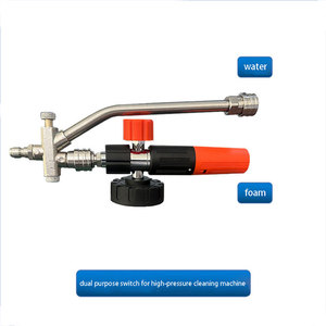 2-Way Valve Foam and Cleaning <strong>Extension</strong> Rod Foam Cannon High <strong>Pressure</strong> <strong>Washer</strong> with Double Lance for Fast Switching Car Washing - Product Image 2
