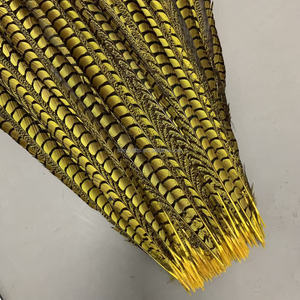 Plumes de faisan Lady Amherst teintées de 110 cm en gros, plumes de faisan naturelles longues pour décoration de coiffure de costume de carnaval - Product Image 4