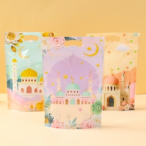 Bolsa con Cierre Hermético y Asa, Personalizada, Mate, Colorida, <span class=keywords><strong>de</strong></span> Grado Alimenticio, Reciclable, para Envasado <span class=keywords><strong>de</strong></span> Dulces y Bocadillos - Product Image 4