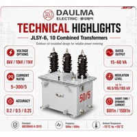 Transformateur combiné Y/Yo 10kV JLSY-6/10 200/5A classe 0.2S CT VT