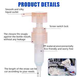 Pompe pulvérisatrice <span class=keywords><strong>pour</strong></span> distributeur de savon 24 mm, tête de pompe tout plastique <span class=keywords><strong>pour</strong></span> bouteille, bouchon de bouteille, dernières pompes en plastique PP 24/410 - Product Image 4