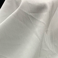 Tissu pour vêtements de femme et de fille, personnalisé en usine, vertical froissé, 100% polyester, extensible, respirant, élastique