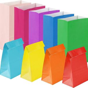 Paper Party Small <b>Gift</b> Bags <b>Wrapped</b> Treat Bag for Birthdays Baby Showers Craft and Activities <b>Wedding</b> Premium Wrapping Paper Bag - Product Image 1