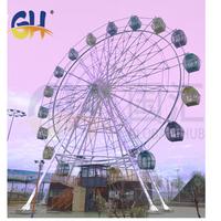 Parc de foire manèges équipement de parc d'attractions touristique extérieur 30m grande roue à vendre