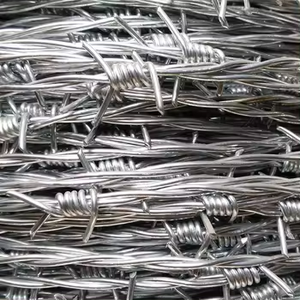 Malla de Alambre de Púas Galvanizado de 15 kg, Rollo de 100/200/300/500 Metros, Valla de Seguridad Directo de Fábrica - Product Image 3