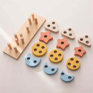 <span class=keywords><strong>Giocattoli</strong></span> Educativi <span class=keywords><strong>Montessori</strong></span> per Bambini, Giochi in Legno per l'Apprendimento dei Piccoli 2023 - Product Image 4