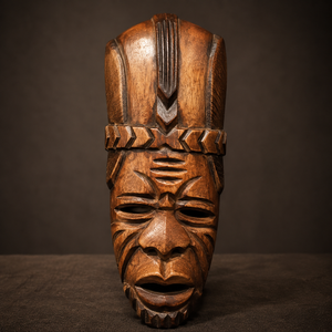 Figura Africana Tallada a Mano en Madera, Arte Decorativo Tribal Art Deco para Centro de Mesa, Regalo, Colección, Venta al Por Mayor - Product Image 6