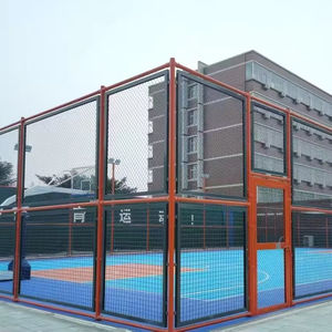 50X50 60X60mm galvanisé à chaud/enduit de PVC Football volley-ball basket-ball Sport jeu ferme champ chaîne lien clôture prix - Product Image 1