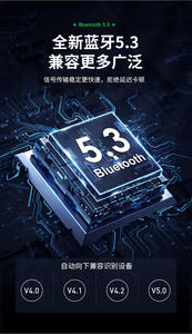 B39 <span class=keywords><strong>2</strong></span> in 1 ses mavi diş 5.3V alıcı ve verici destek TWS kablosuz verici ve alıcı - Product Image 5