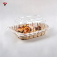 Boîte à poulet rôti jetable portable, qualité alimentaire, résistante à la graisse, pour poulet frit à emporter, logo personnalisé
