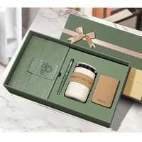 Articles cadeaux promotionnels, coffret cadeau de luxe personnalisé, carnet A5 personnalisé avec couverture en cuir, tasse isotherme avec stylo, coffret cadeau