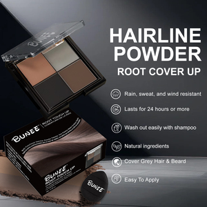 BUNEE Polvo Temporal de Hierbas para Cubrir Raíces Grises, Tinte para el Cabello para Mujeres, Uso <span class=keywords><strong>en</strong></span> Casa y Viajes - Product Image 3