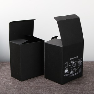 Custom Black White Kraft Paper Folding Boxes Tuck Top Packaging Boxes For Small Business Gif - Product Image 2