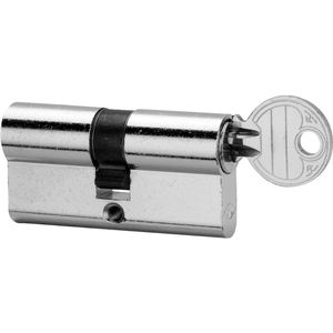 Cilindro - Cilindro de níquel de 60 mm, diseño duradero, ideal para puertas, alta seguridad y resistencia a la corrosión. - Product Image 1