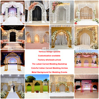 Arche de fête en aluminium moderne et élégante, personnalisable, colorée et stylée, pour mariages, événements, maison, tendance, simple et démontable