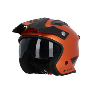 Casco Moto Acerbis Jet Aria Metallic Arancione - Product Image 1