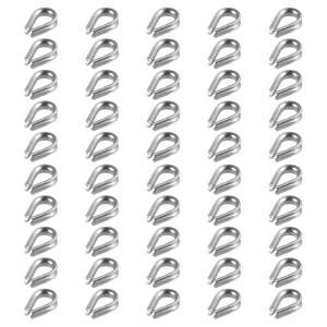 ปลอกเชือกลวดมาตรฐานทำจากเหล็กกล้าคาร์บอนสำหรับงานหนักปลอกเชือกลวดเกรดทางทะเลออกแบบได้ตามต้องการ - Product Image 1