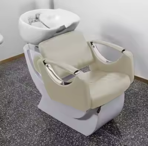 Fauteuil-lave-tête moderne Zs Factory Direct avec nouveau bassin blanc pour salons de beauté et de coiffure - Product Image 4