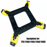 Braket kipas pendingin CPU Lga775/115X/1200/1366 dasar Backplane Universal untuk Intel