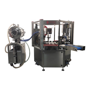 Machine de remplissage et de scellage automatique de liquides Sany Packaging SGR50, 1 tête, 10-250 ml, servo-entraînée, pour flacons de soins de la peau - Product Image 1