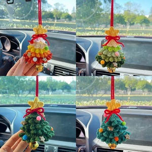 Adornos Colgantes para Coche de Flores de Ganchillo Tejidas a Mano, Accesorios Creativos de Amigurumi para Macetas, Cestas Florales y Adornos Colgantes - Product Image 4