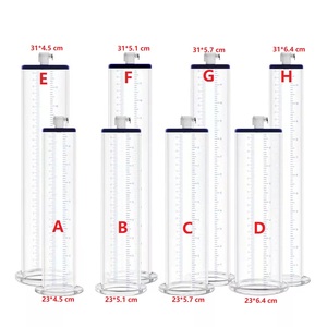 ปั๊มสุญญากาศอวัยวะเพศชายขั้นสูงสำหรับผู้<span class=keywords><strong>ชาย</strong></span>ที่มีด้ามจับปืนพกทองเหลืองมาตรวัดรุ่น Nterchange กระบอกสูบอะคริลิค - Product Image 5