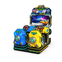 Simulateur de course pour enfants à monnayeur de 42 pouces avec structure en fer et plastique pour centres de divertissement (FEC)