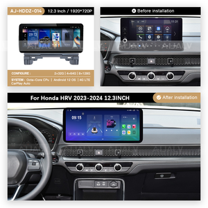 Radio para Auto AIJIA con CarPlay Inalámbrico y Android Auto para <span class=keywords><strong>Honda</strong></span> HRV 2023-2024, Sistema <span class=keywords><strong>Multimedia</strong></span>, 4G, WiFi, Bluetooth, GPS, Navegación - Product Image 2
