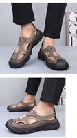 Nuevas Sandalias de Senderismo Transpirables para Hombre, con Malla Abierta, Ligeras, Antideslizantes, para Deportes al Aire Libre, Playa y Uso Casual