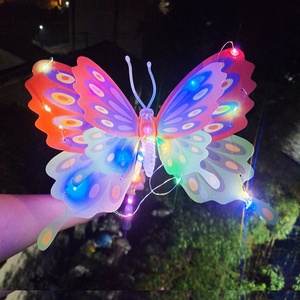 Juguete de Mariposa Luminoso, Varita Mágica Recargable con LED Intermitente de Colores, Juguete Luminoso de Plástico para Cosplay, Fiestas y Eventos - Product Image 3