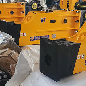 Martillo hidráulico SOOSAN modelo SB81 tipo caja martillo hidráulico silencioso adecuado para excamvator de 18-26 toneladas perfecto para demolición - Product Image 1