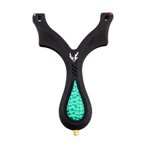 Slingshot en métal à pression rapide, poignée en bois, bande élastique plate, haute puissance, précision ergonomique pour la <span class=keywords><strong>chasse</strong></span> et les sports <span class=keywords><strong>de</strong></span> plein air - Product Image 2
