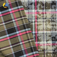 Tissu taché de conception unique Vichy Plaid Texture robe tissu 100% coton tissu imprimé à carreaux pour chemises pantalons