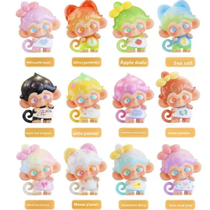 प्रामाणिक मोकी समय मंगा संग्रह मिनी ब्लाइंड बॉक्स प्यारा छोटे बंदर हस्तनिर्मित ट्रेंडी जन्मदिन उपहार डेस्कटॉप आभूषण - Product Image 5