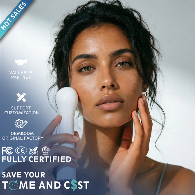 Ai-powered Intelligent Microcurrent Anti-aging Skin Lifting Firming Tools with Retinol Personalized Smart Toning Technology