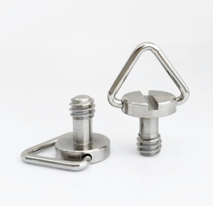 Tornillo ranurado con anillo en D de acero inoxidable LeGood M4 con logotipo personalizado para controlador inteligente - Product Image 1