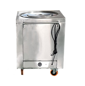 หม้ออุ่นซุปสแตนเลสแบบกำหนดเอง DFC04/รถเข็นอุ่นอาหารไฟฟ้า ขนาดต่างๆ - Product Image 4