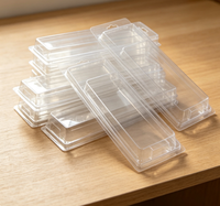 Lot de 5 protège-cartes transparents Best-seller avec gaufrage en matériaux recyclés pour la protection des cartes de présentation de voitures