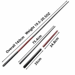 Oferta Especial: Taco de Salto de Fibra de Carbono de 3 Piezas, Baja Deflexión, 58 Pulgadas, Taco Profesional para Salto en Billar de 8 y 9 Bolas - Product Image 2