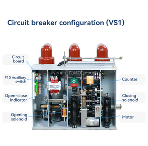 ZN63A-12 वैक्यूम ब्रेकर मूल्य बुलबुल इनडोर vs1 फिक्स्ड प्रकार वैक्यूम सर्किट ब्रेकर के लिए उच्च वोल्टेज स्विचगियर के लिए - Product Image 5