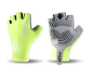 Guantes de Ciclismo GIYO para MTB y Carretera con Almohadilla de Gel, Guantes Deportivos Transpirables, Muñequeras para Ciclismo, Guantes de Medio Dedo para Bicicleta - Product Image 5