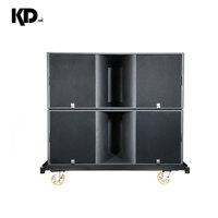 Subwoofer KD-28 Dual de 18 Pulgadas, Alta Resolución, 1600W, Imán de Neodimio, 4 Ohmios, Diafragma de Aleación de Titanio, Carcasa de Madera de Abedul