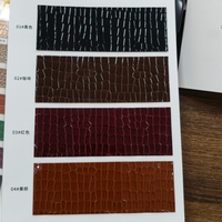 Cuir synthétique PVC à motif de fissures de pierre de 1,0 mm, résistant à l'usure, imperméable, flexible, pour sacs et décoration