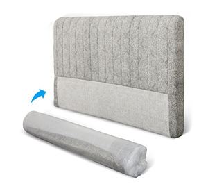 Vacuum verpakte gestoffeerde hoofdborden van fluweel, groothandel, gecomprimeerde gestoffeerde hoofdborden voor bedden - Product Image 1