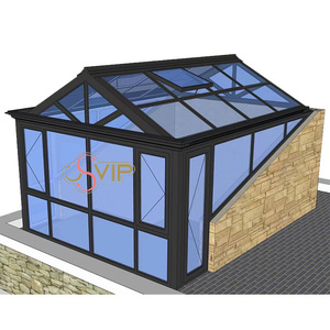 <span class=keywords><strong>Solarium</strong></span> trempé laminé triple véranda en aluminium véranda en verre - Product Image 3